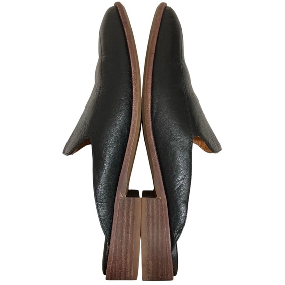 MADEWELL The Frances Leather Slip On Flat Loafer Mules - Picture 7 of 11